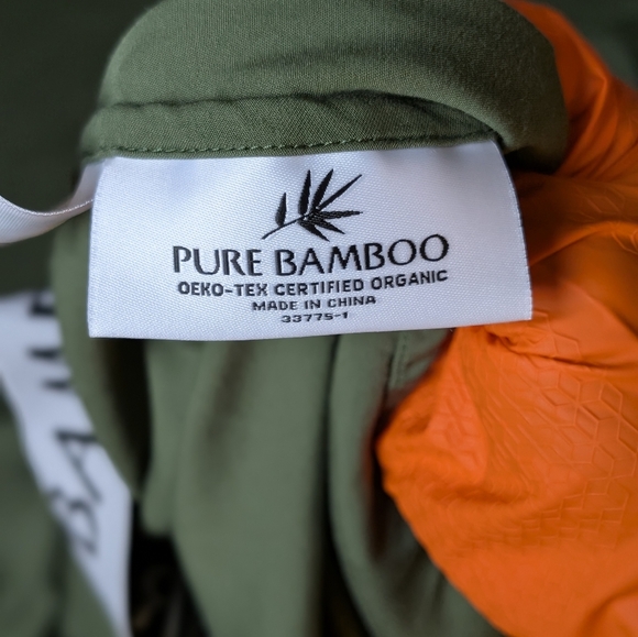 Pure Bamboo Green Queen Fitted Sheets & Flat Sheets Flowy Cooling Breathable - Picture 11 of 13